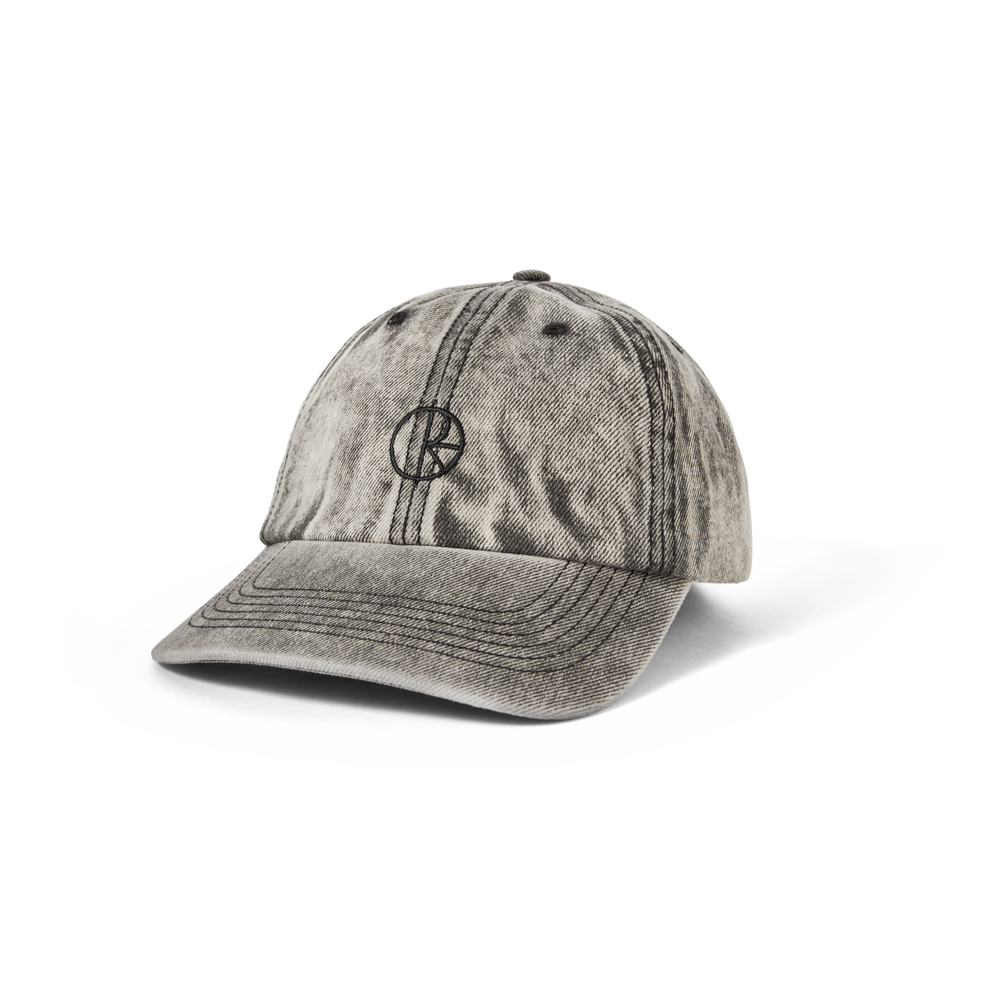 Polar Skate Co Stroke Logo Denim cap light acid beige