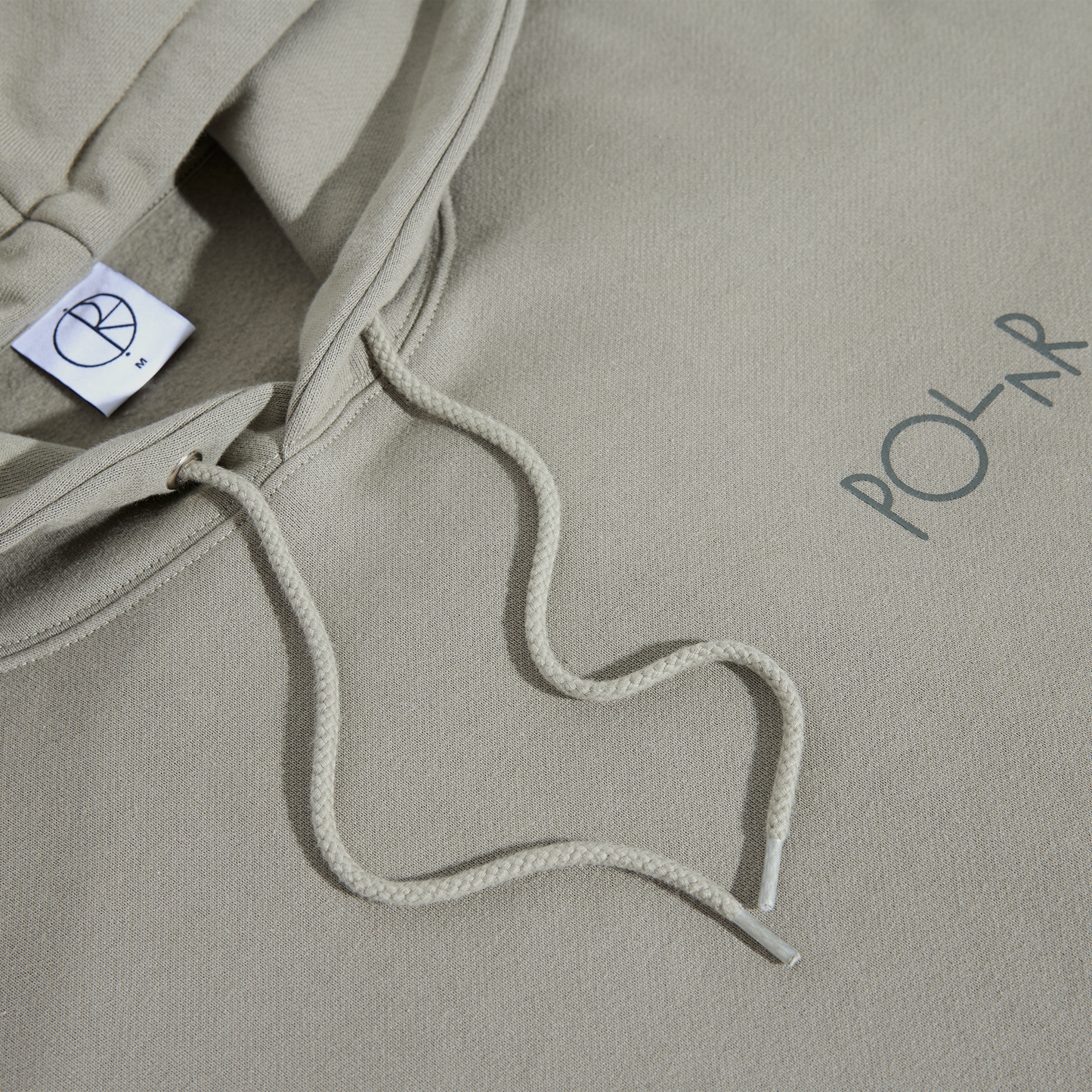 Polar Skate Co Dave hoodie Stroke logo vetiver