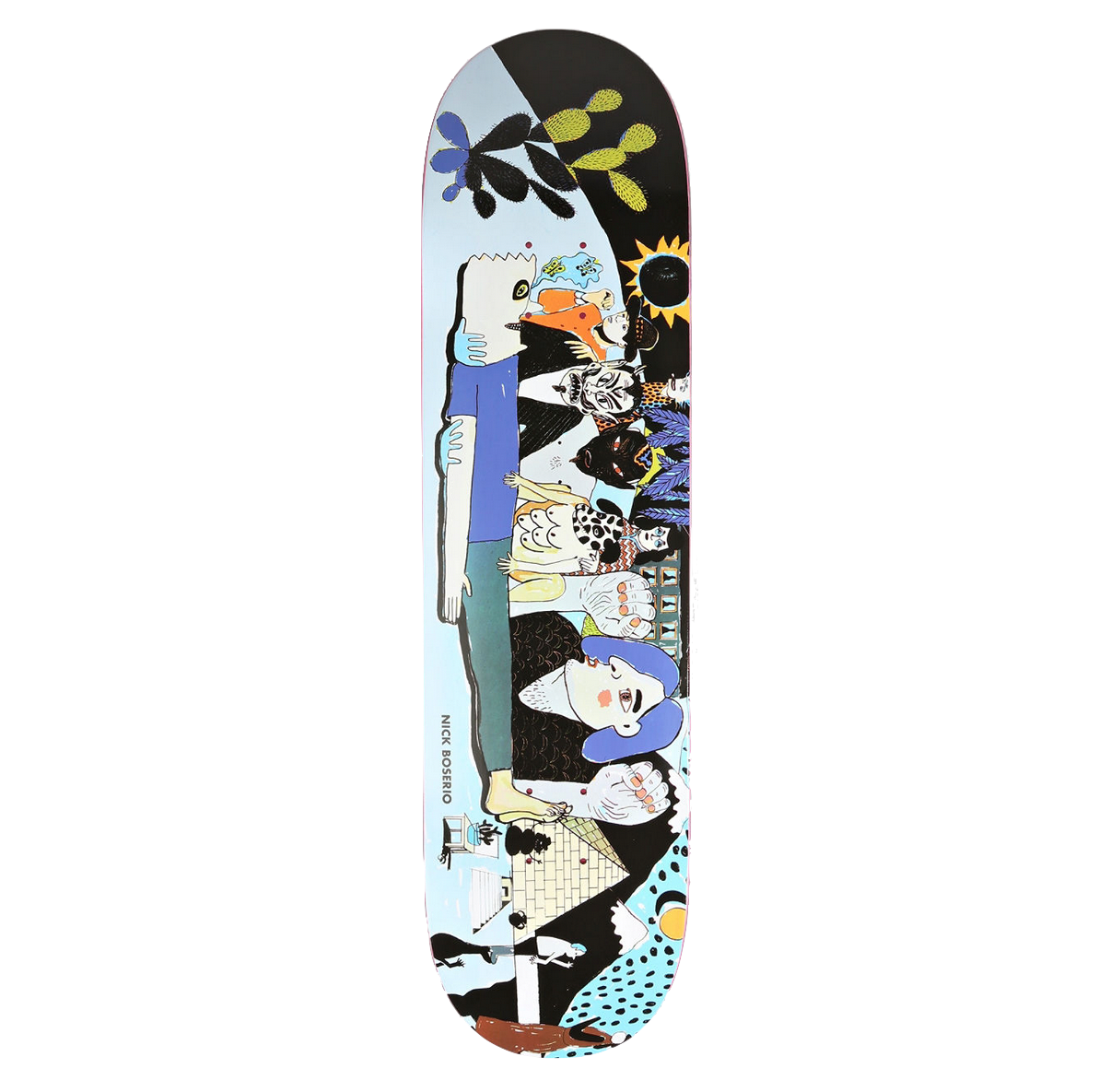Polar Skate Co Nick Boserio deck Group Healing 8.25"