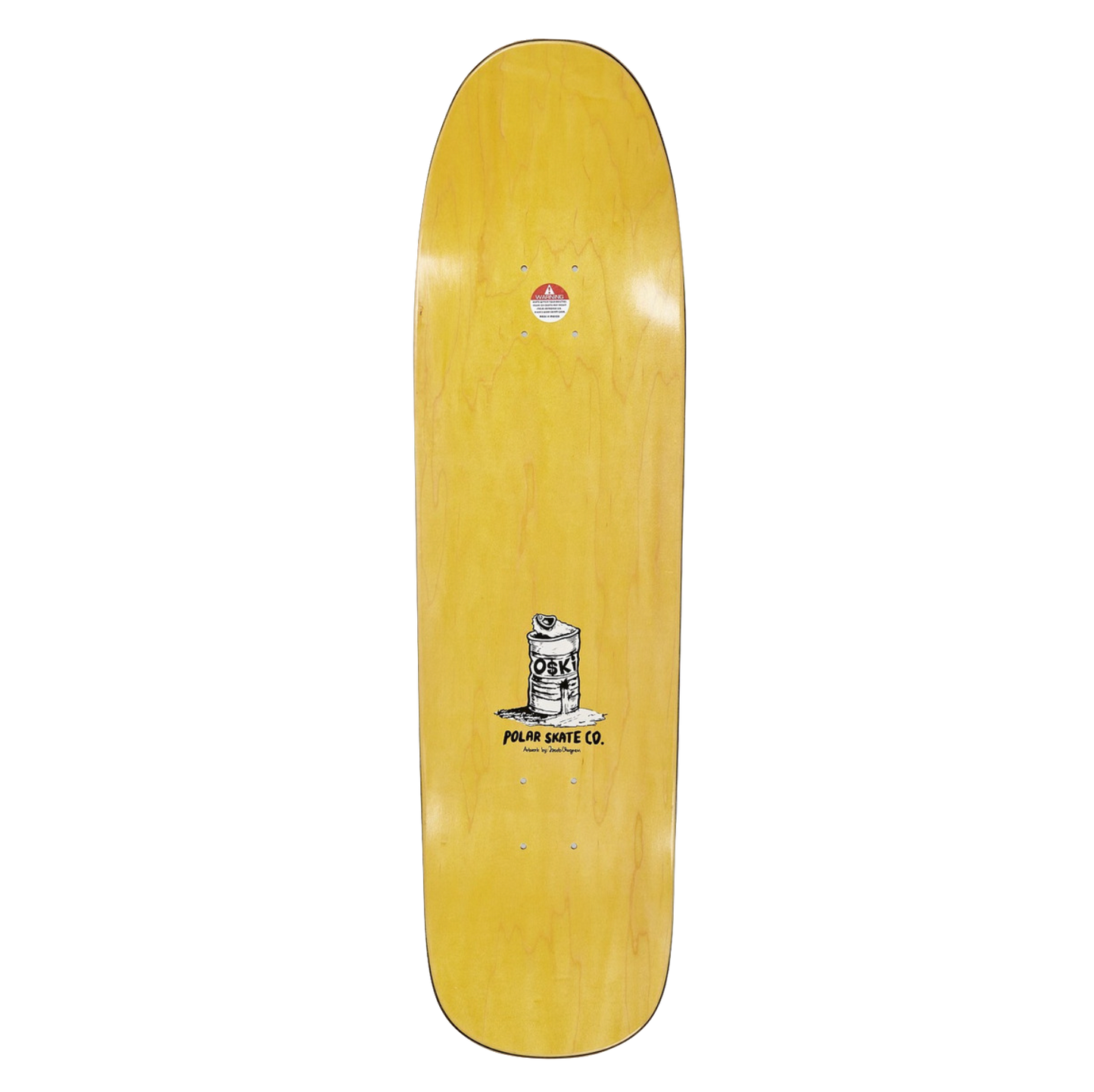 Polar Skate Co Oskar Rozenberg deck 1991 Tricycle white