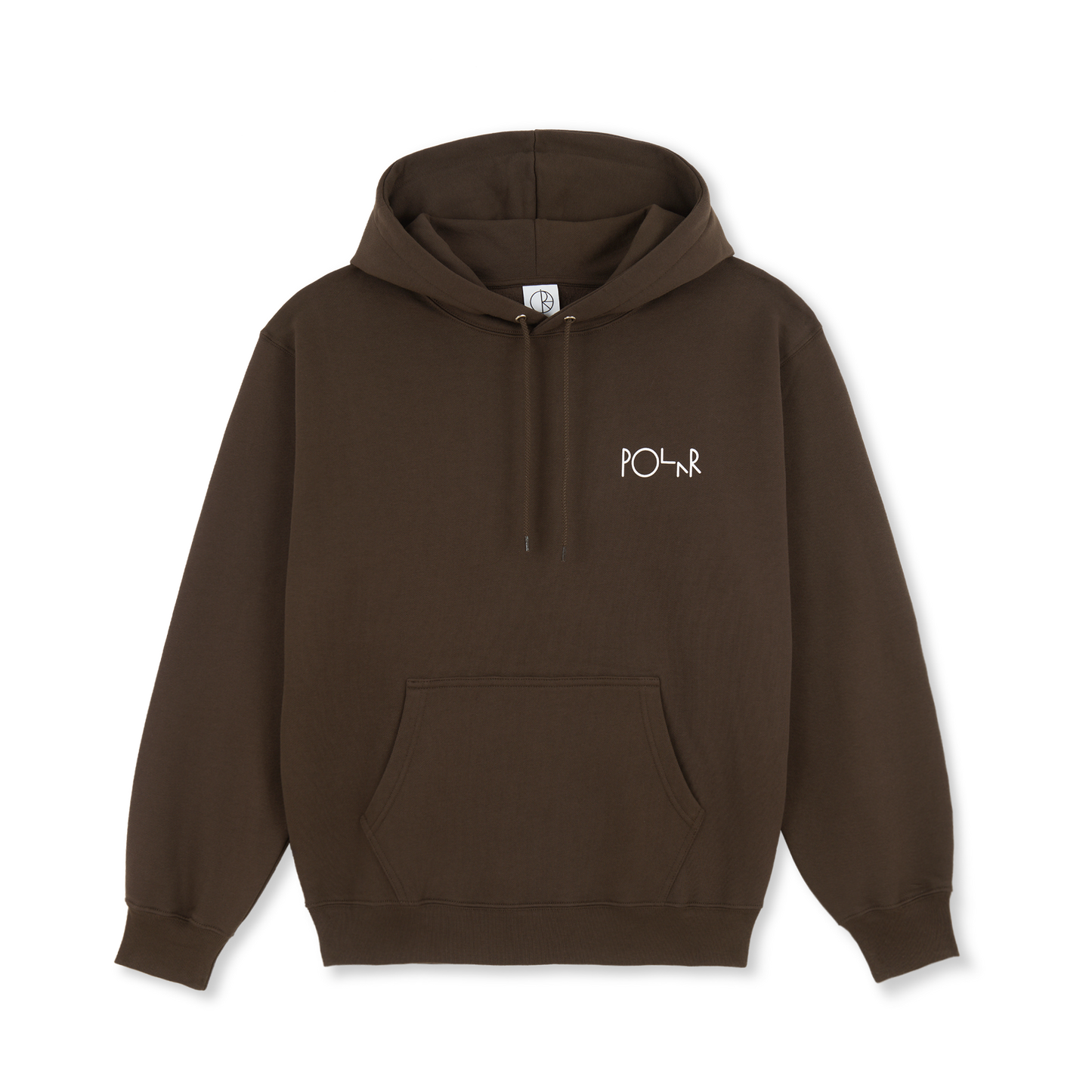 Polar Skate Co Dave hoodie Stroke Logo chocolate