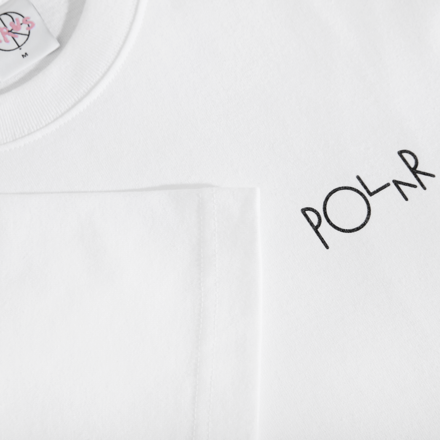 Polar Skate Co Fill Logo tee Ourselves Collage white