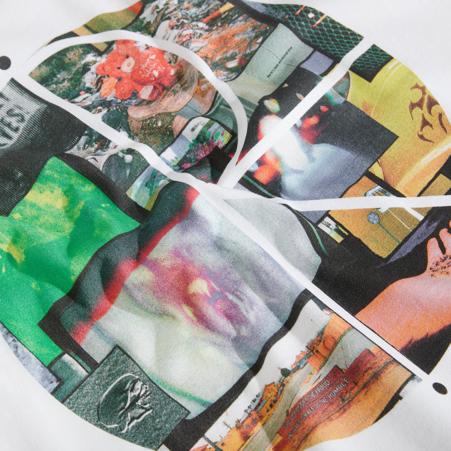 Polar Skate Co Fill Logo tee Ourselves Collage white