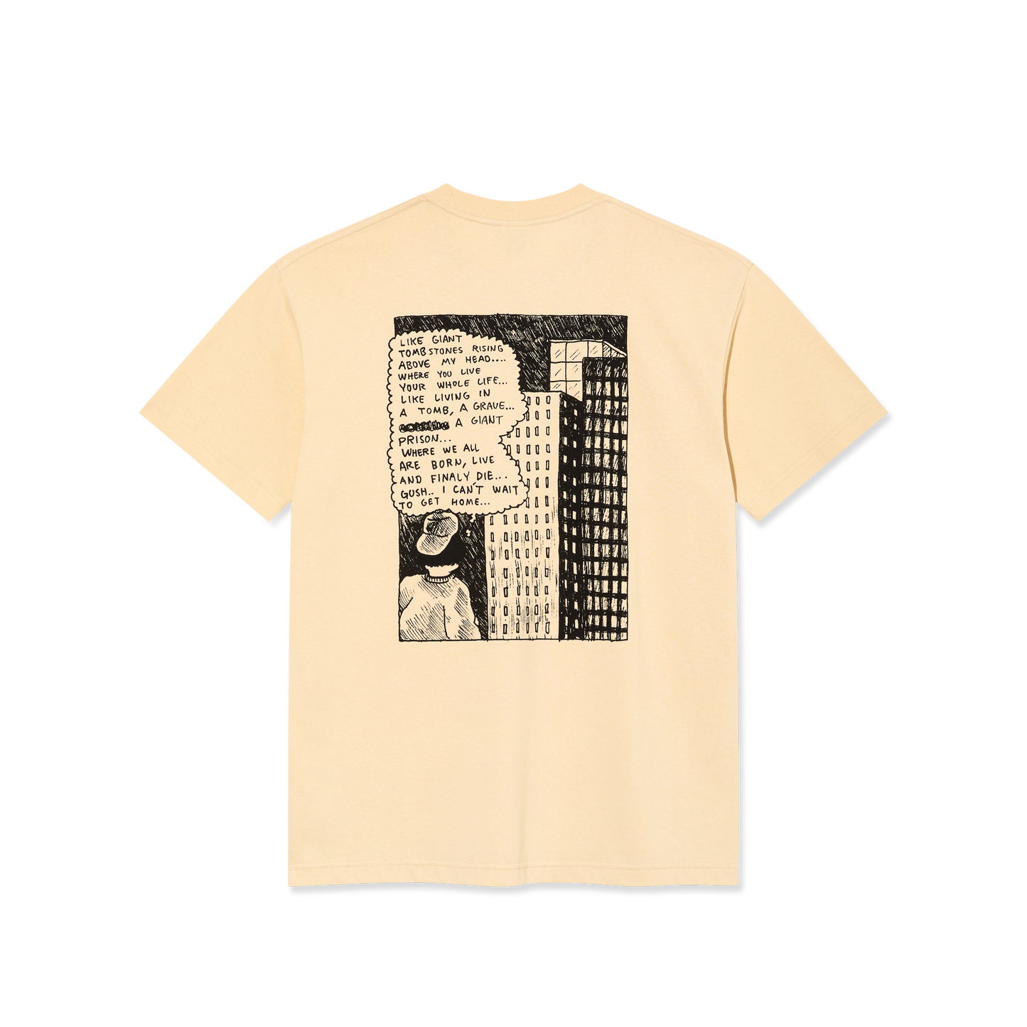 Polar Skate Co Home Sweet Home tee Oatmeal