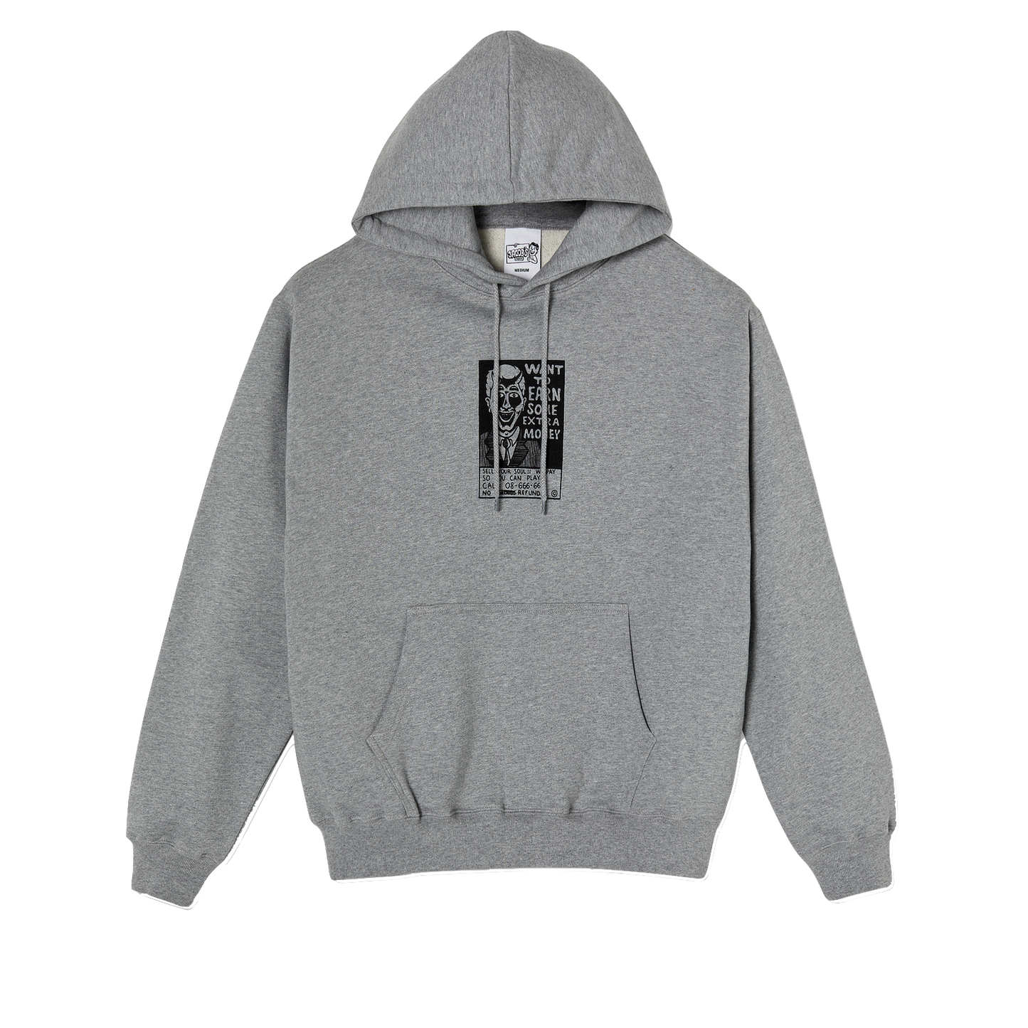 Polar Skate Co hoodie Classifieds heather grey