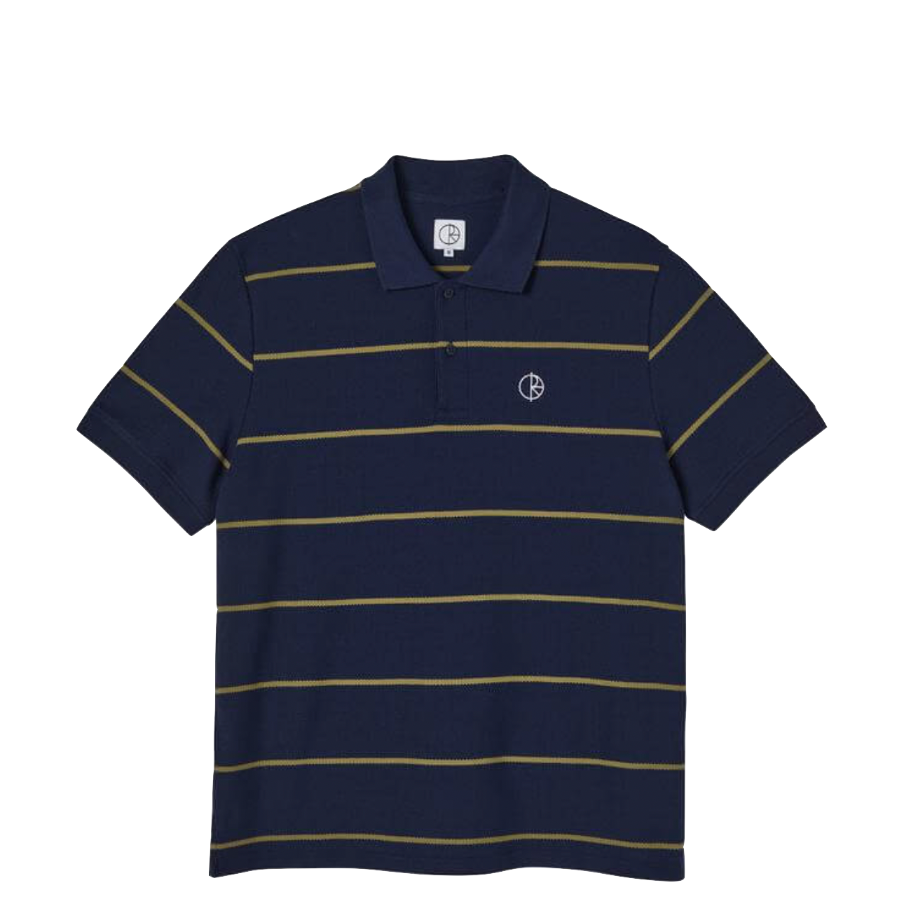 Polar Skate Co Stripe polo rich navy