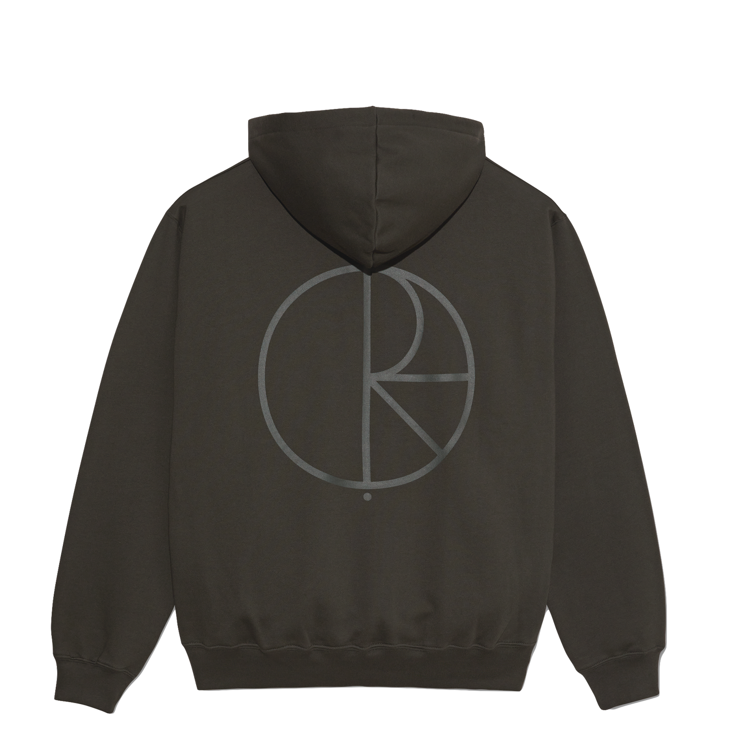 Polar Skate Co Dave hoodie Stroke Logo dirty black