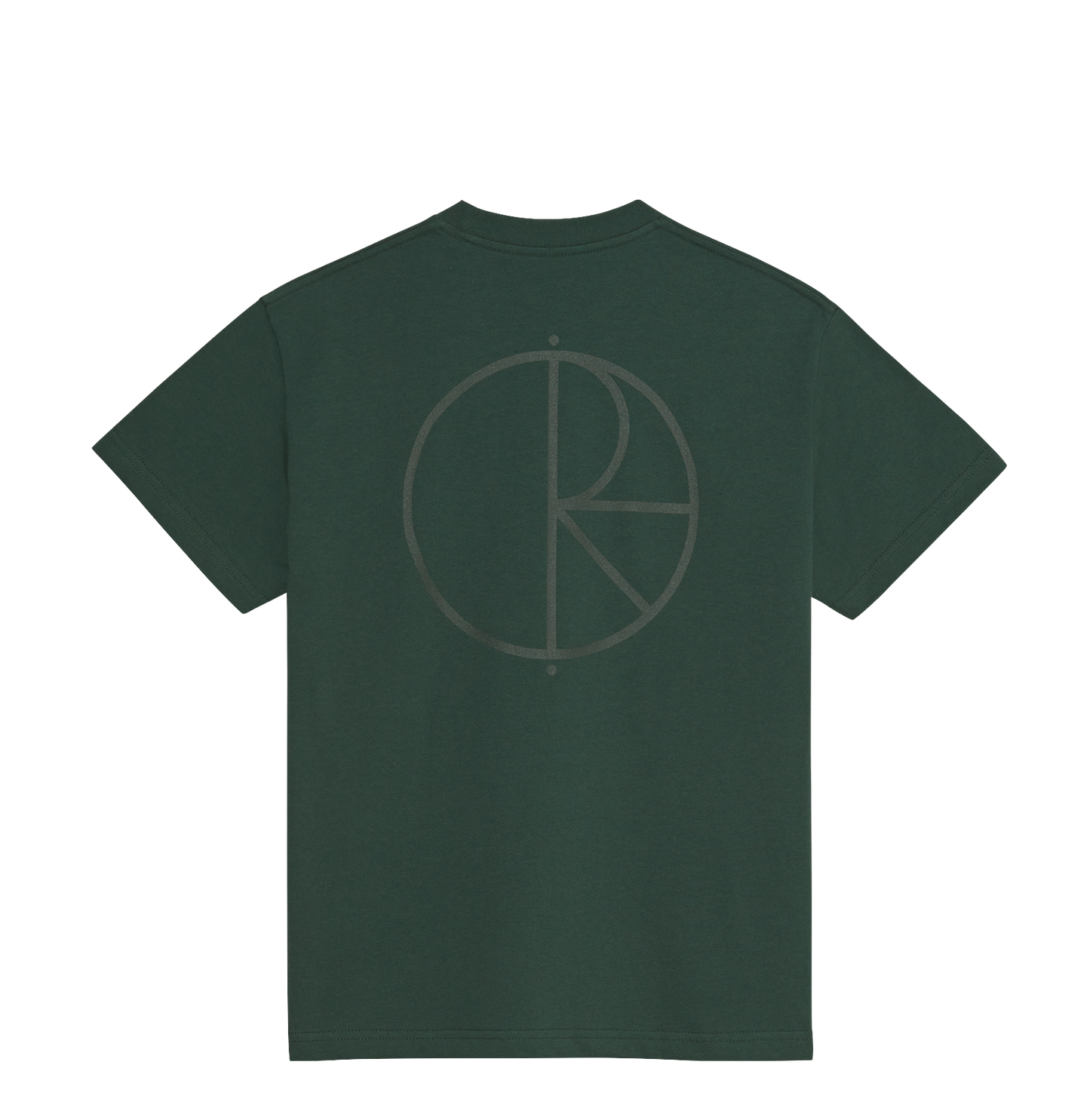 Polar Skate Co Stroke Logo tee green