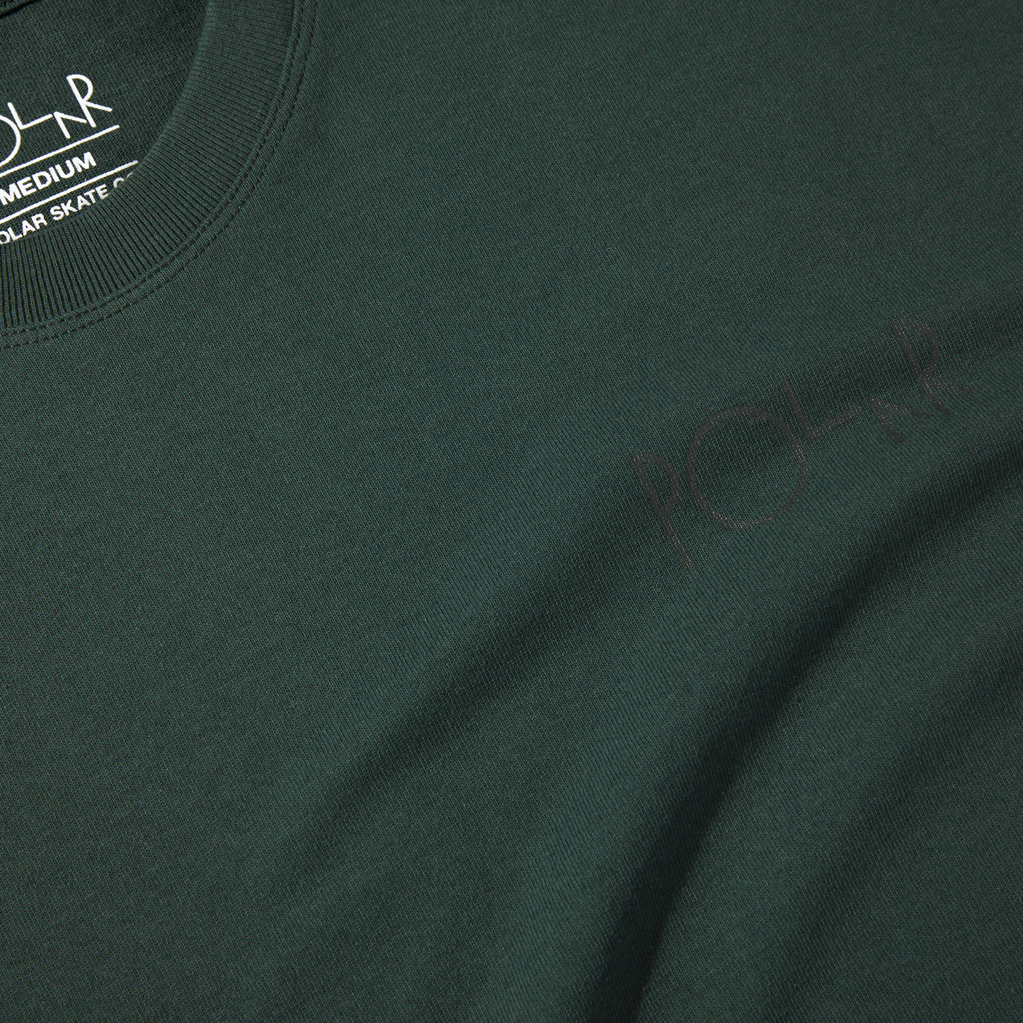 Polar Skate Co Stroke Logo tee green