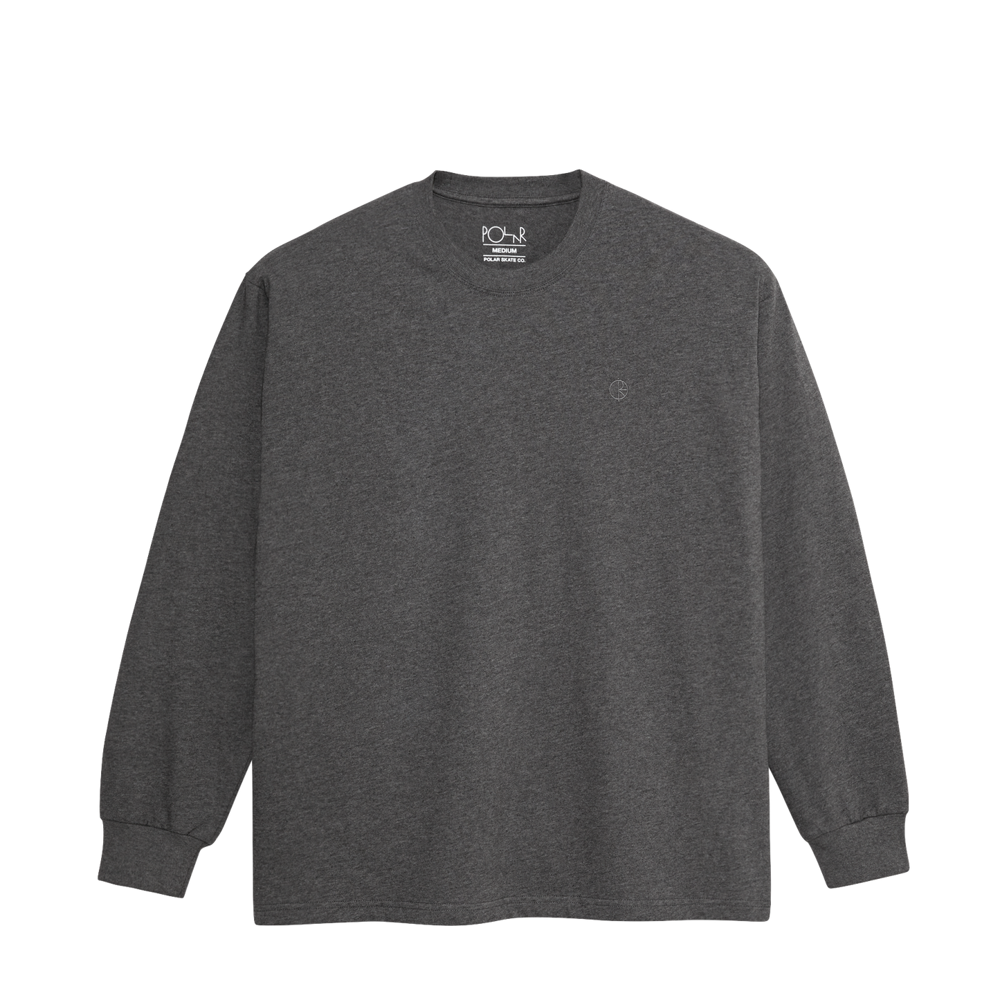 Polar Skate Co Team tee L/S dark grey melange