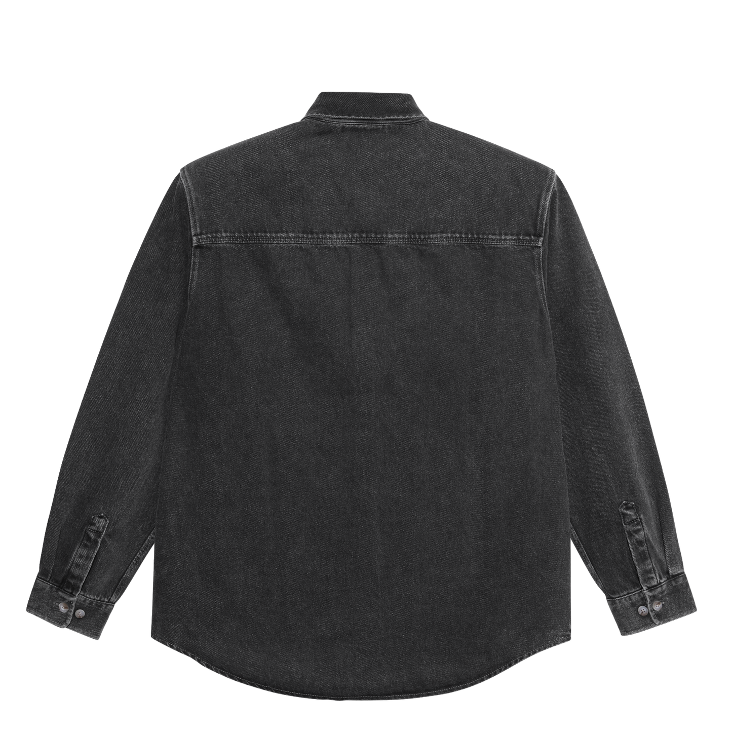 Polar Skate Co Mitchell L/S shirt denim silver black