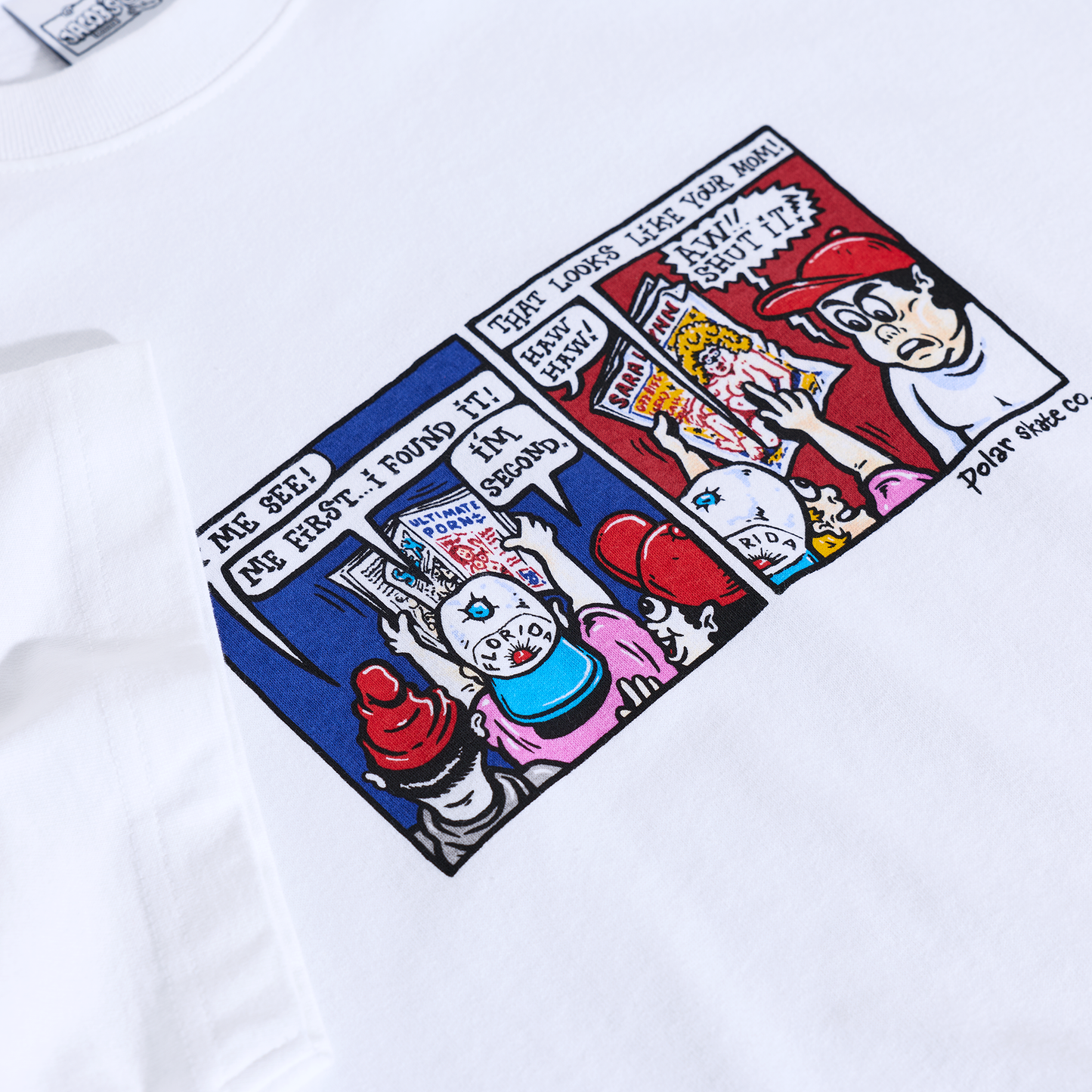 Polar Skate Co Shut It! tee white