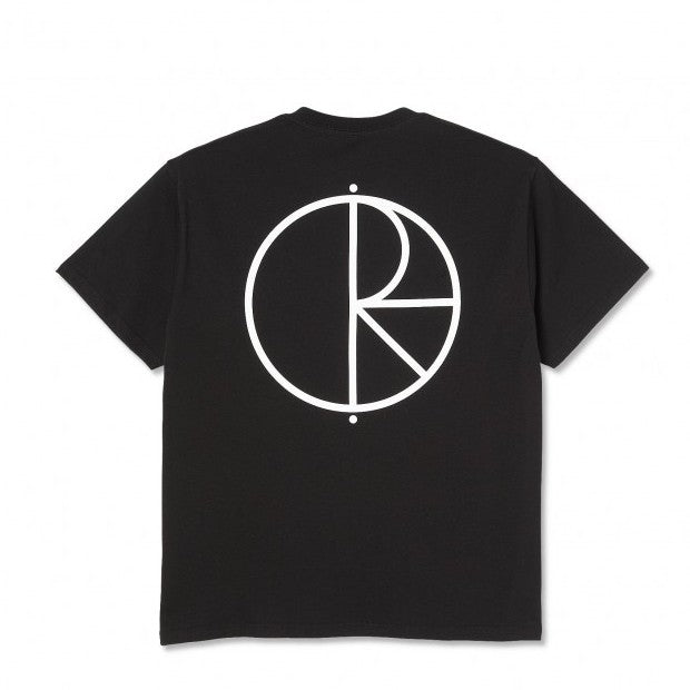 Polar Skate Co Stroke Logo tee black white