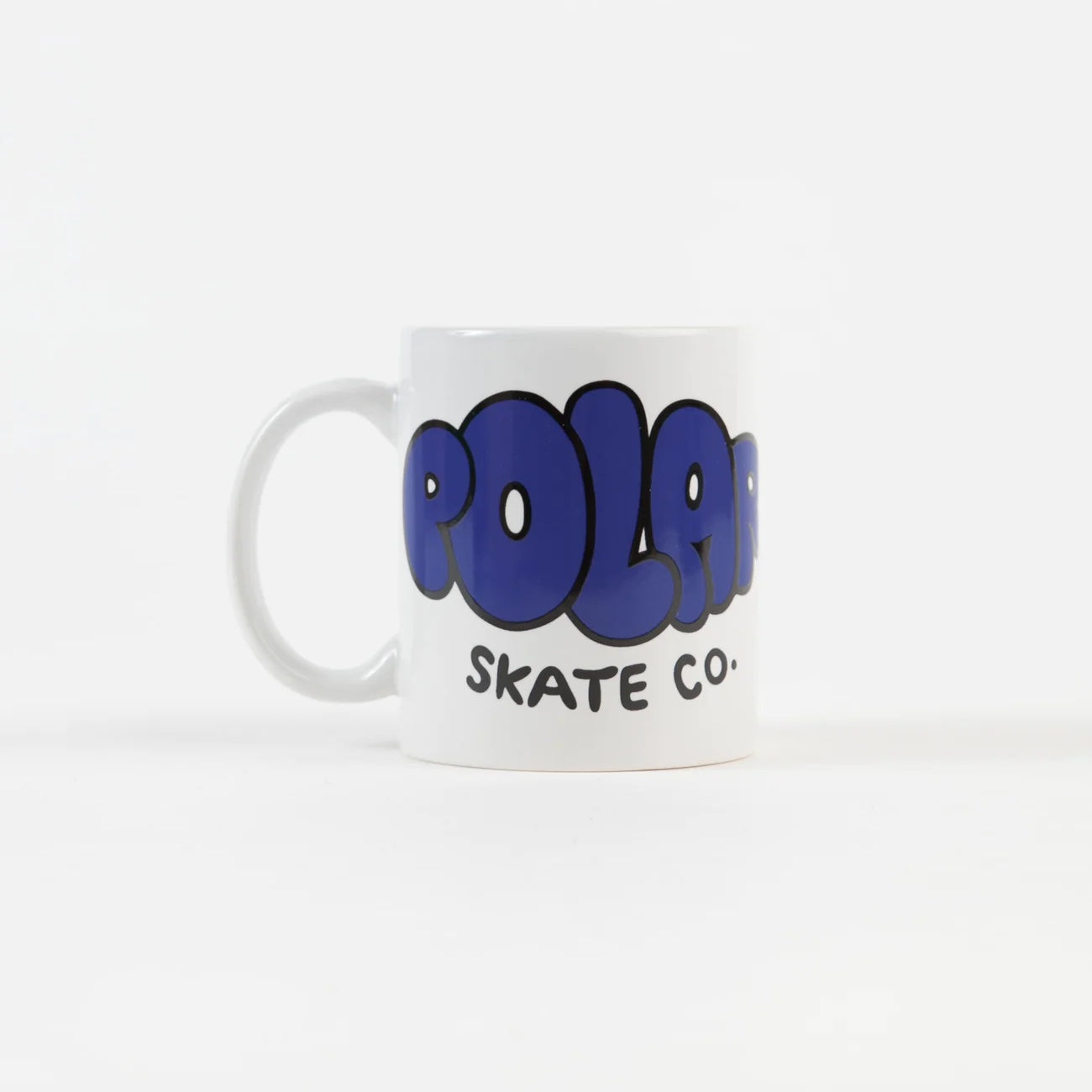 Polar mug Bubble Logo white blue