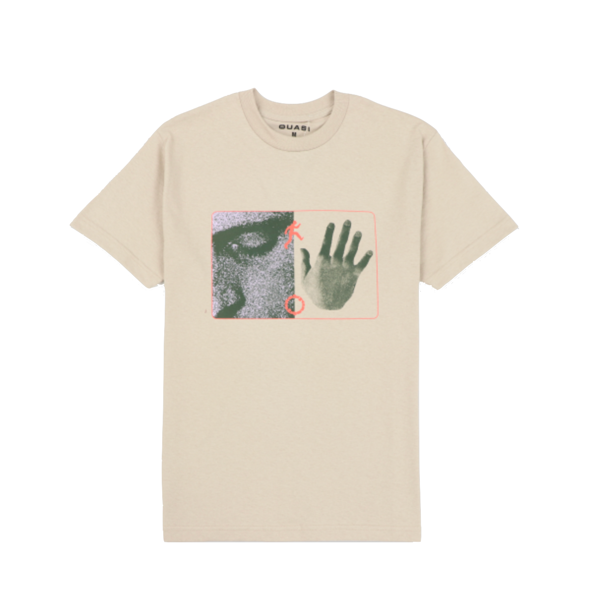 Quasi tee Daydream sand