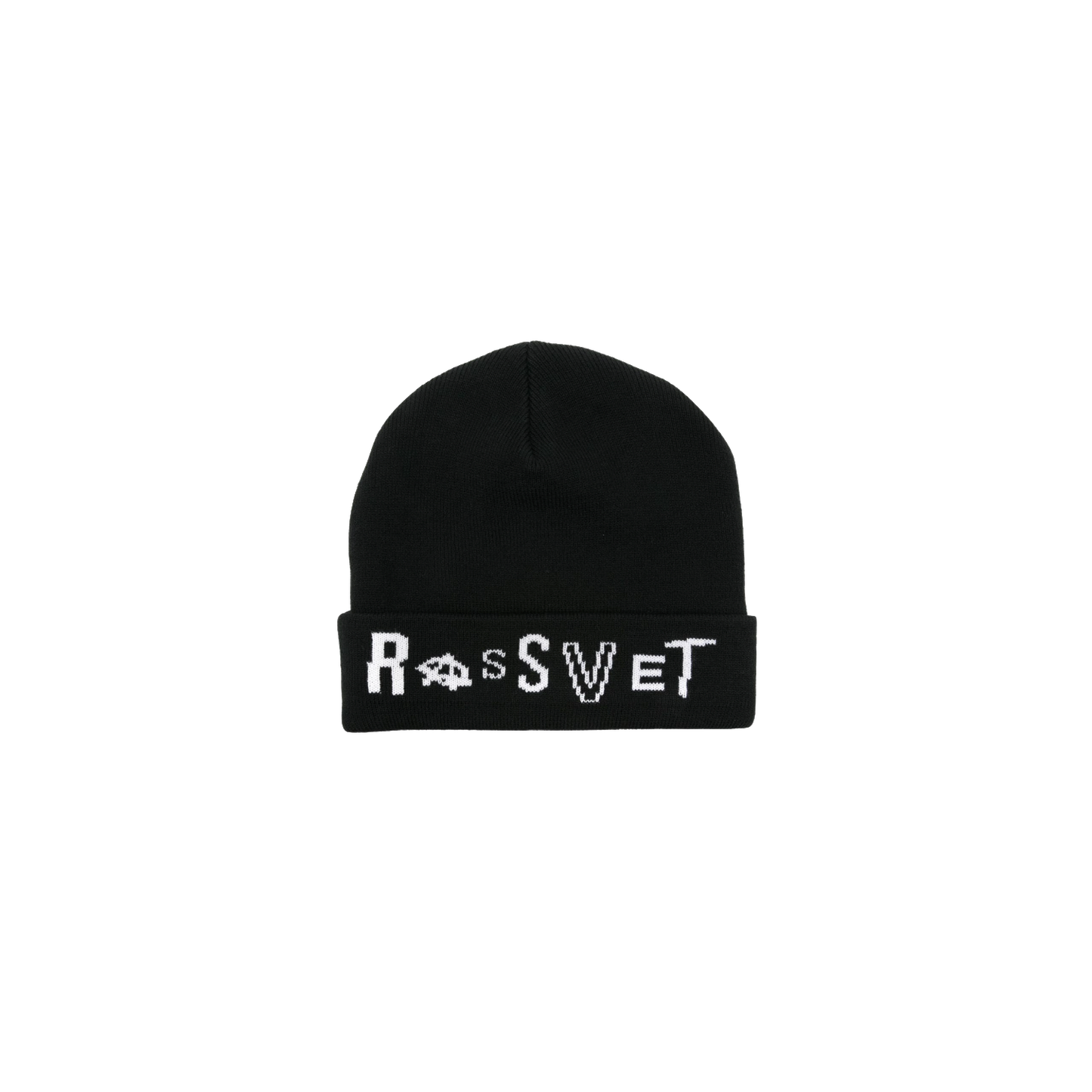 Rassvet Knit beanie Logo black