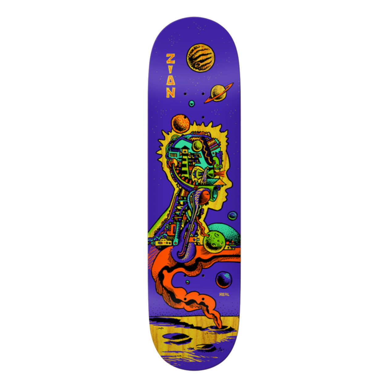 Real Zion Wright deck True Fit purple 8.38"