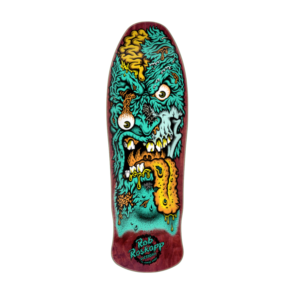 Santa Cruz Rob Roskopp Re-Issue deck Face Two II 9.9" X 30.8"
