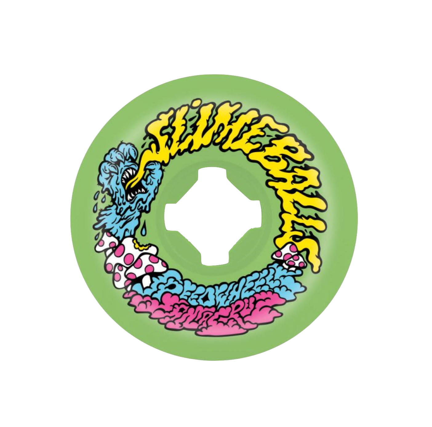 Santa Cruz Slime Balls wheels Vomit Mini II 53mm 97A green