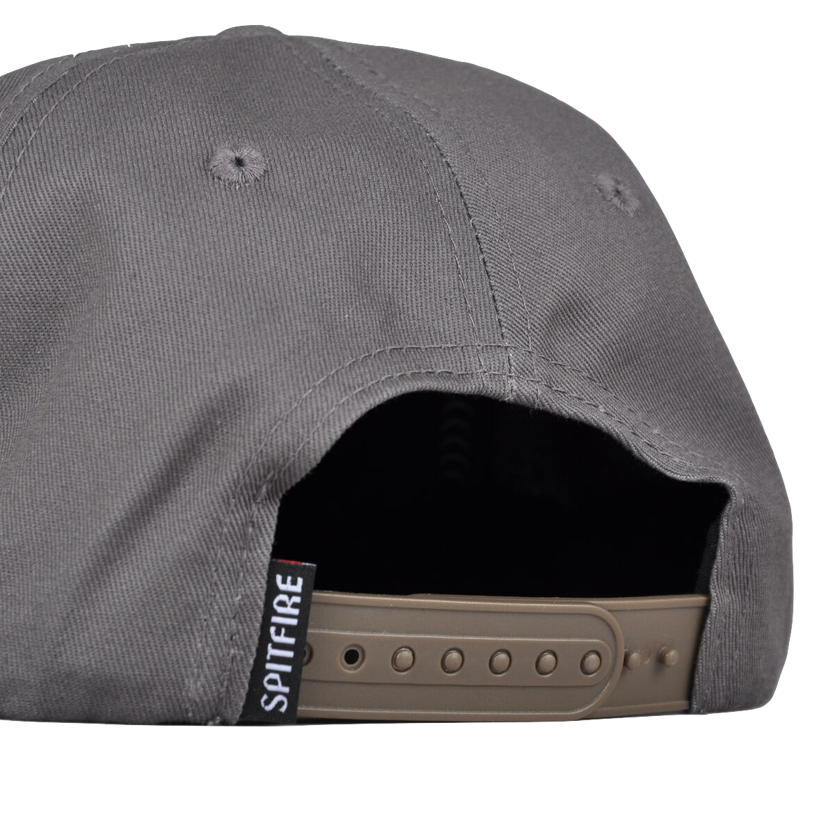 Spitfire Bighead Fill snapback cap charcoal red