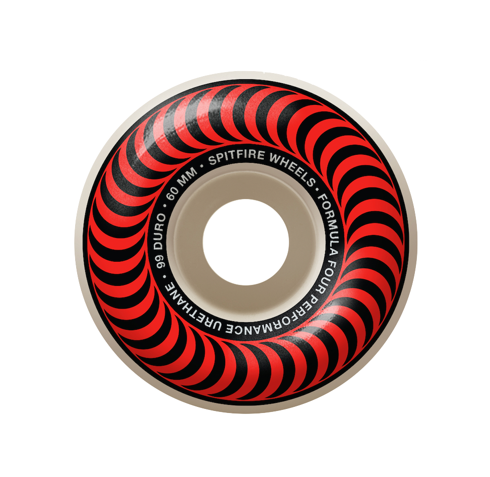 Spitfire Classics F4 wheels 60mm 99D white red