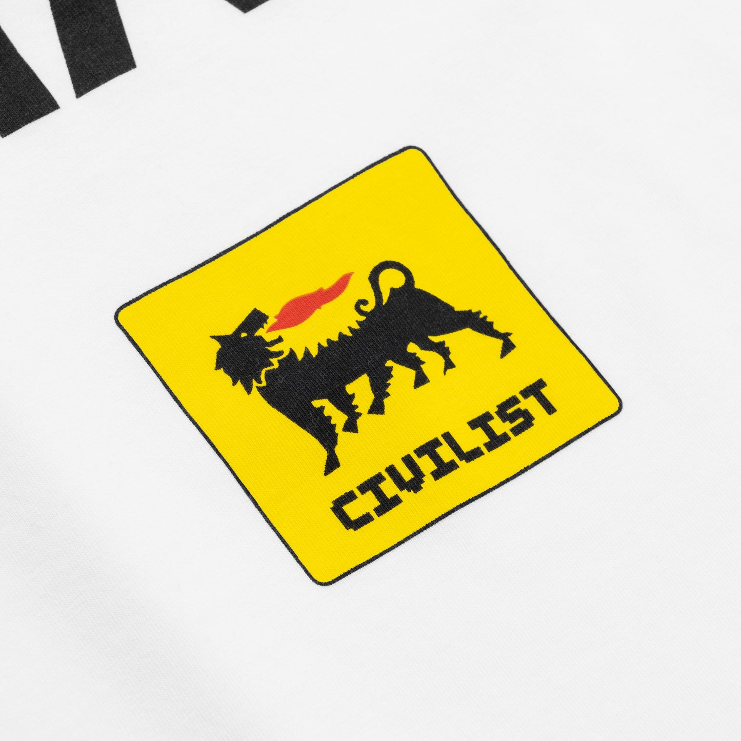 Civilist tee Sponsor white