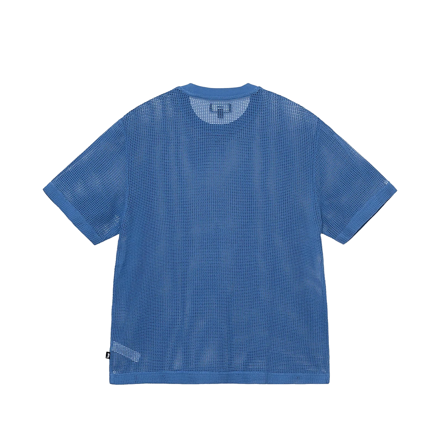 Stüssy crewneck S/S Cotton Mesh ocean blue