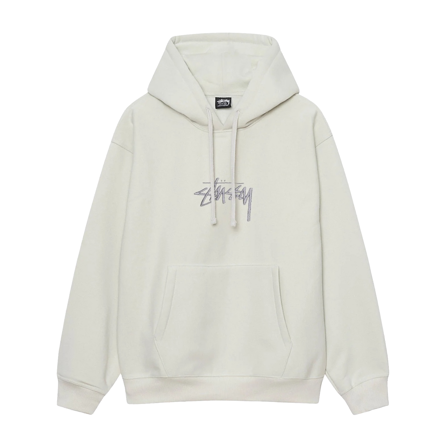 Stüssy Stock Logo Applique hood stone