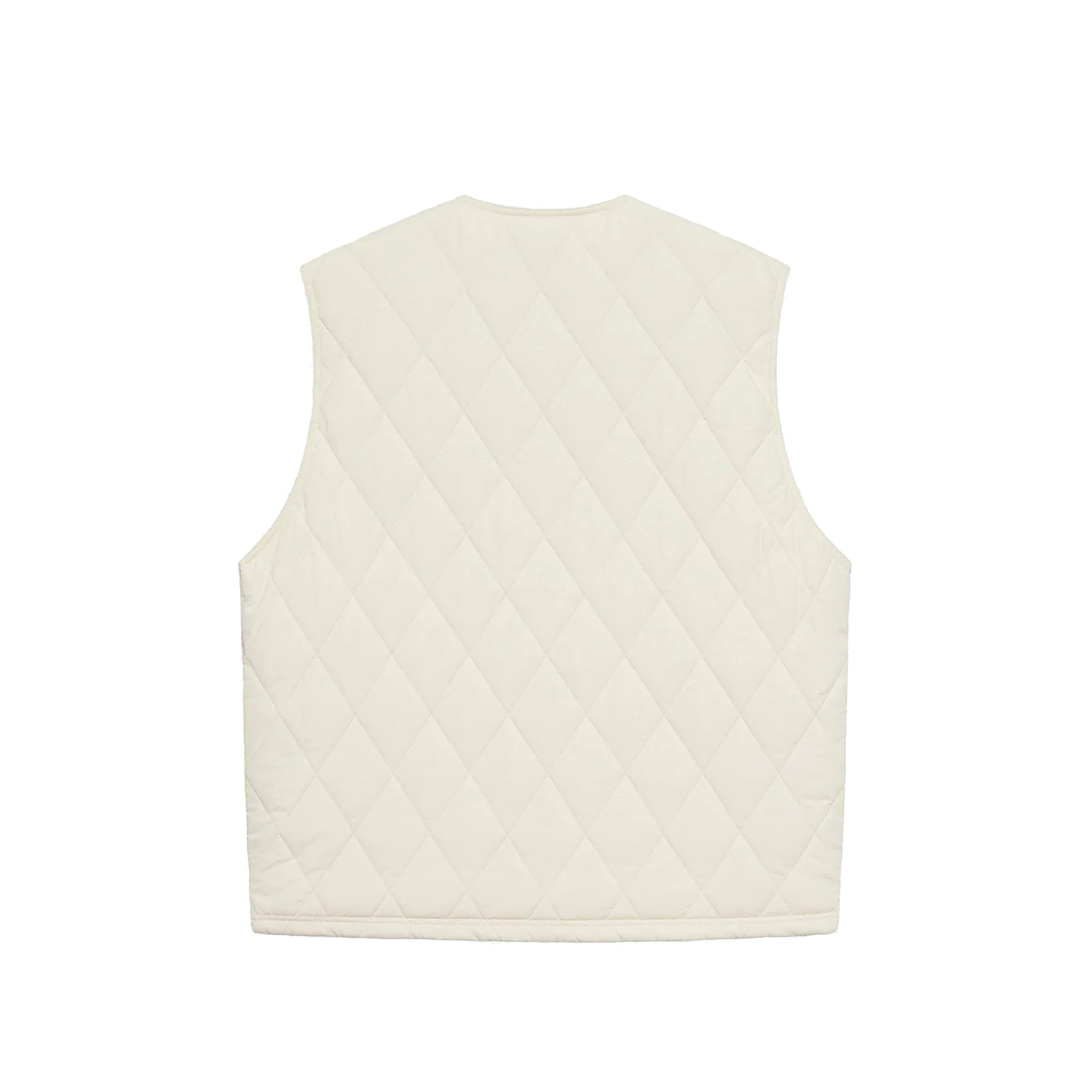 Stüssy jacket Diamond Quilted Vest cream