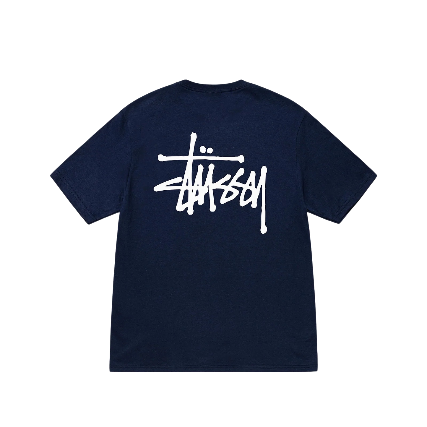 Stüssy tee Basic Logo navy