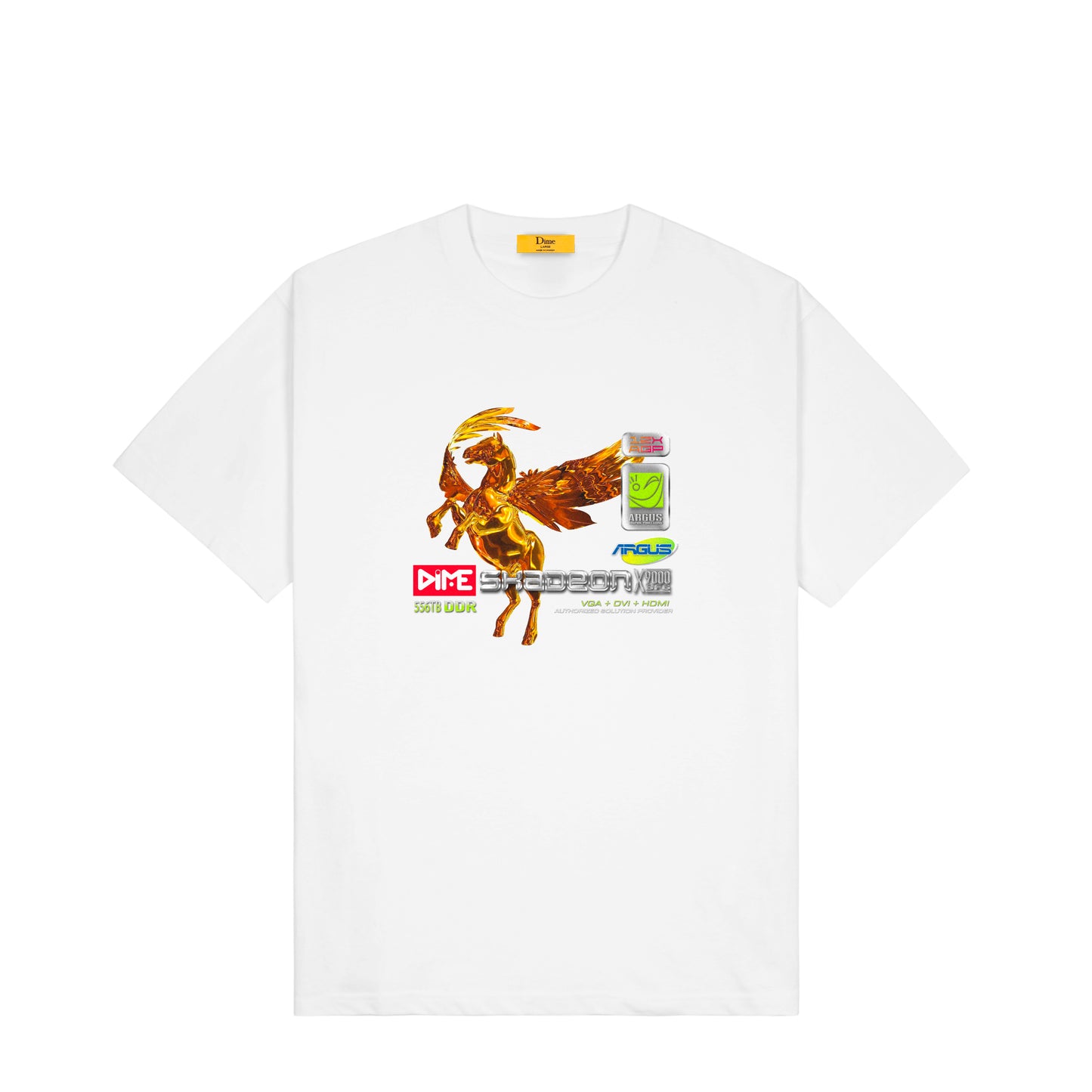 Dime tee GPU white