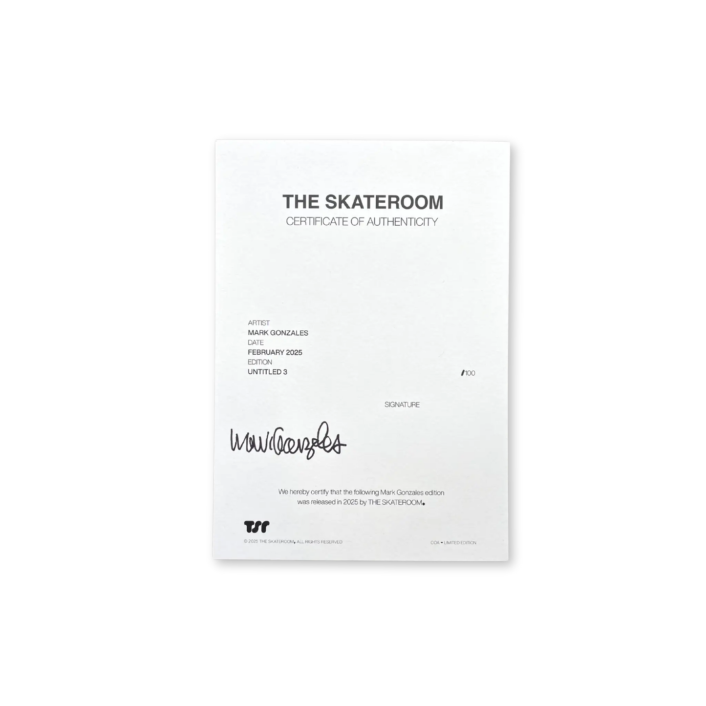 The Skateroom Mark Gonzales deck Untitled 3