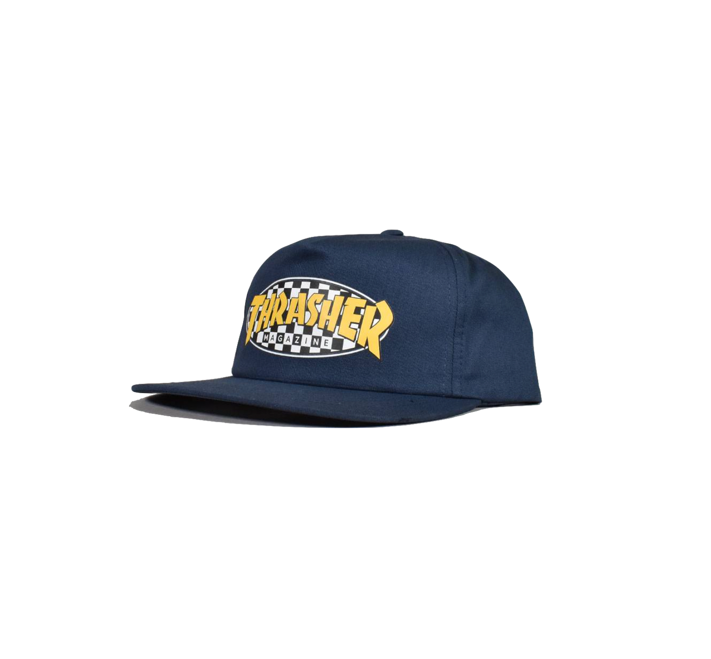 Thrasher Checkered Oval cap snapback navy