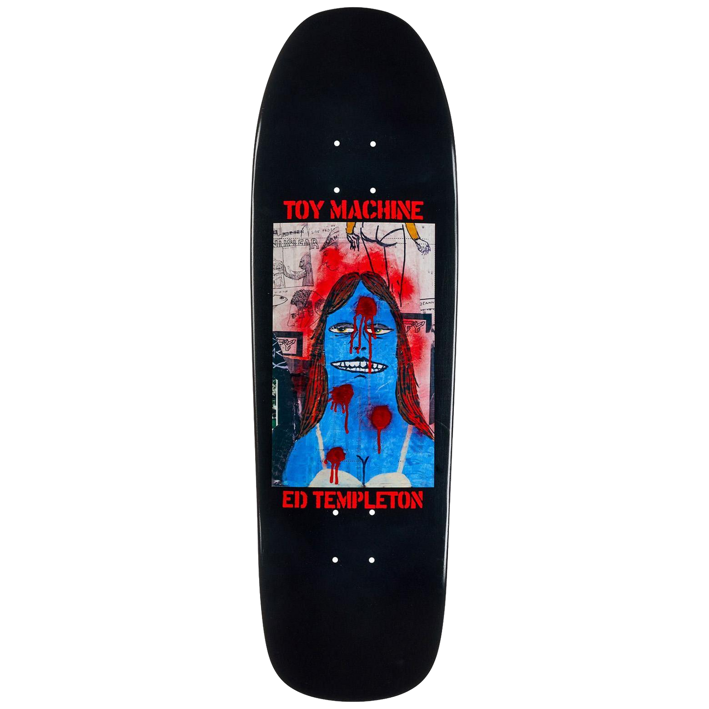 Toy Machine Ed Templeton deck Graffiti 9.5"