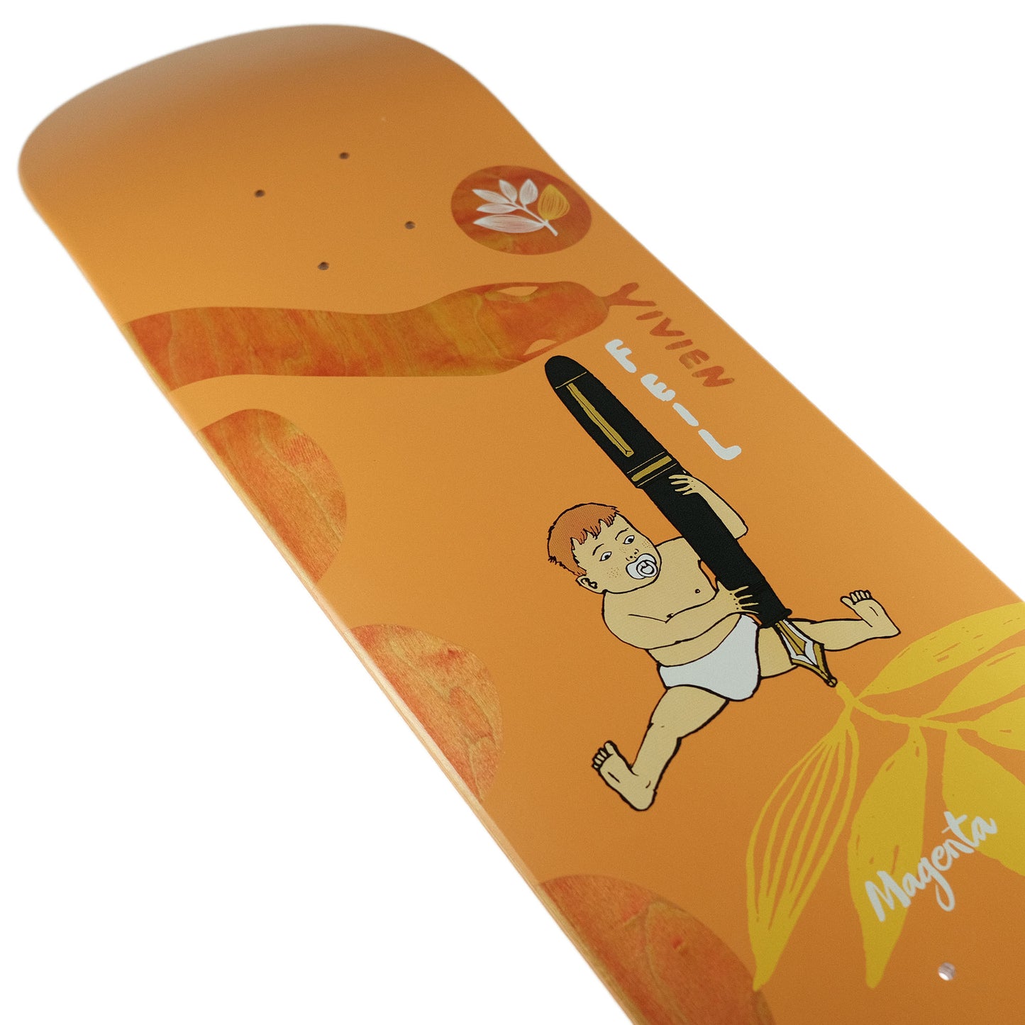 Magenta deck Vivien Feil Sacred Snake 8.25"