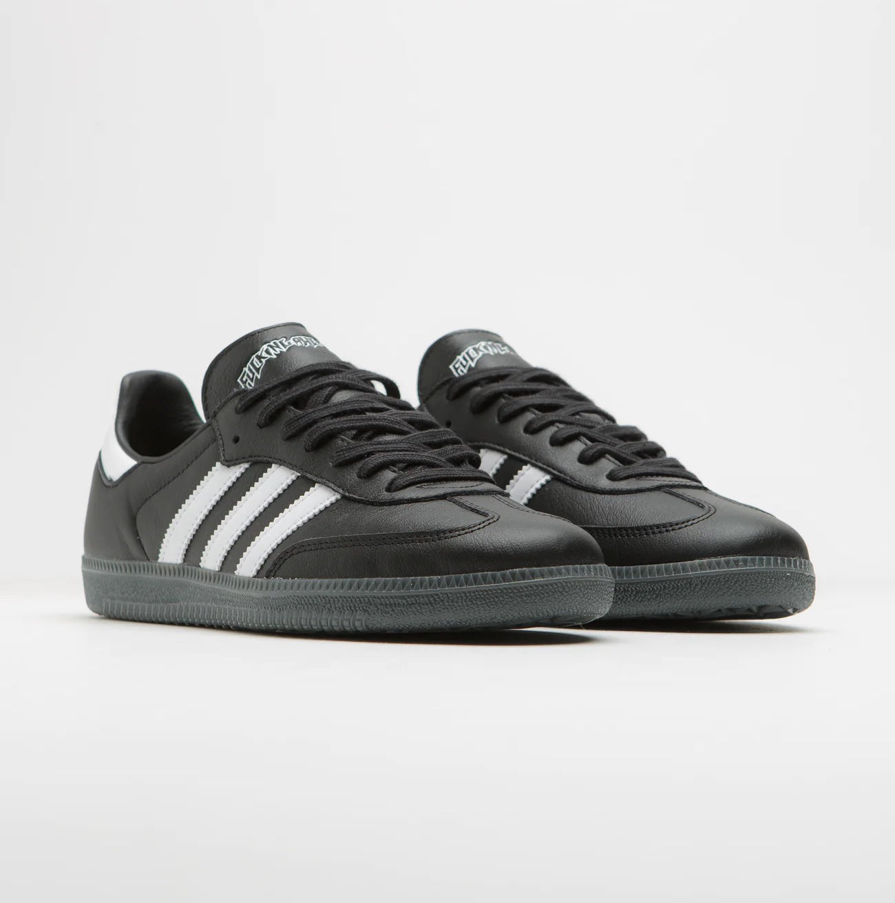 adidas Samba FA core black cloud white gold metallic