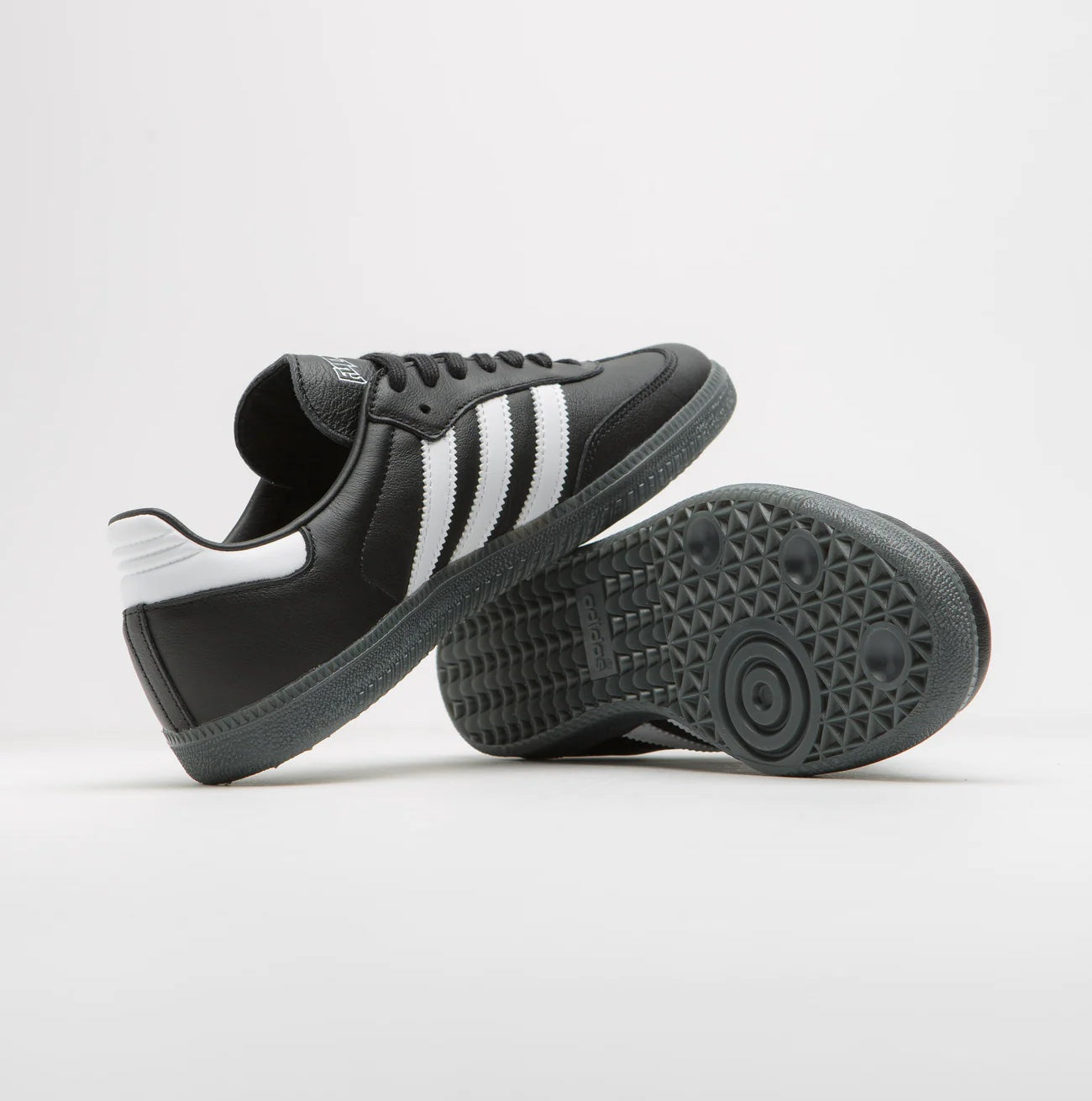 adidas Samba FA core black cloud white gold metallic