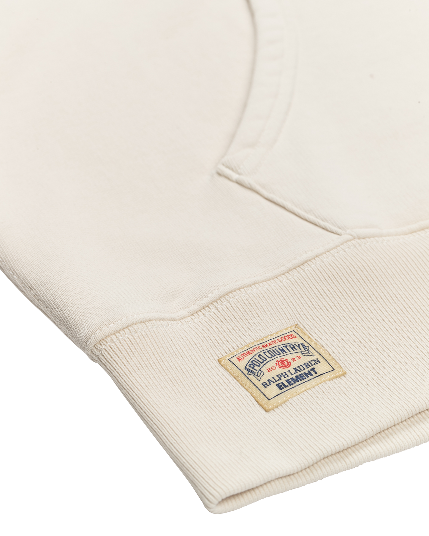 Element X Polo Ralph Lauren VTG hoodie ecru