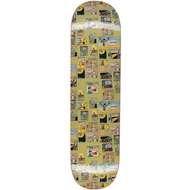 Fucking Awesome Comic deck neon green 8.38"