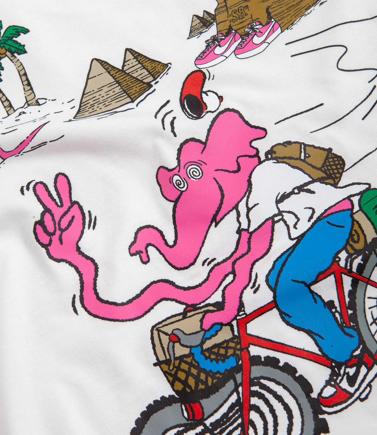 Nike SB tee Bike day white