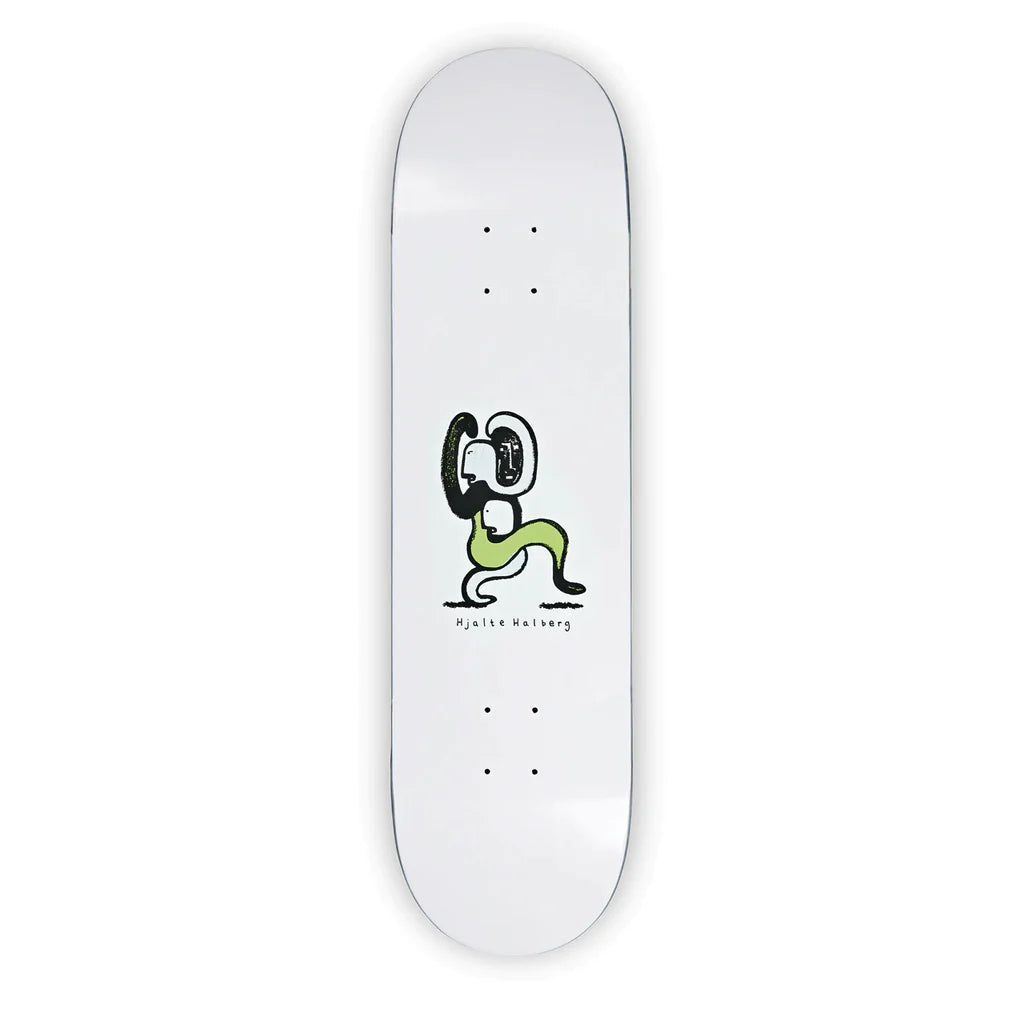 Polar Skate Co Hjalte Halberg deck Lurking white 7.875"