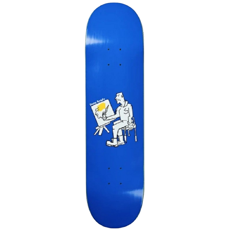 Polar Skate Co Dane Brady deck Painter blue 7.875"