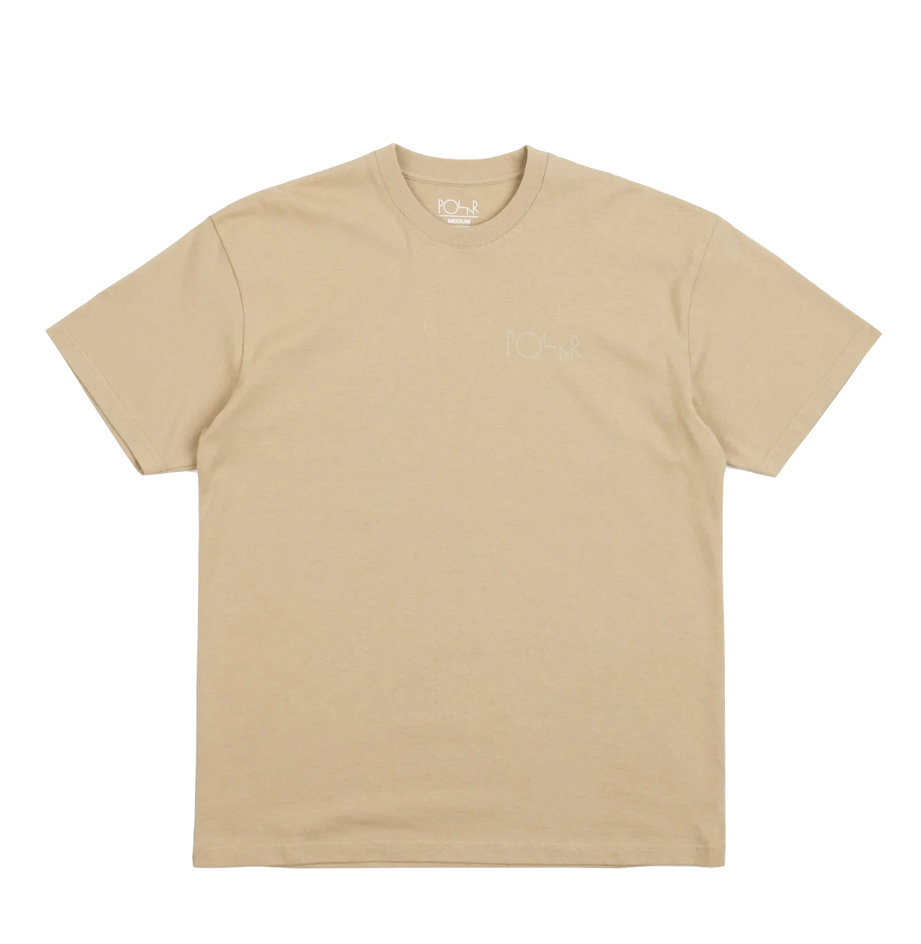 Polar Skate Co tee Stroke Logo antique gold