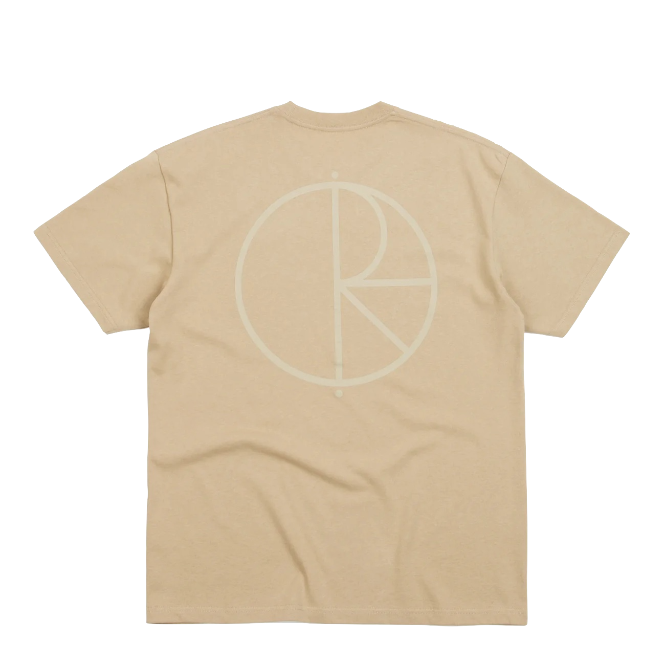 Polar Skate Co tee Stroke Logo antique gold