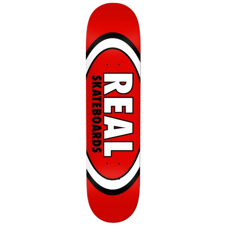 Real Team Classic Oval deck red 8.12"
