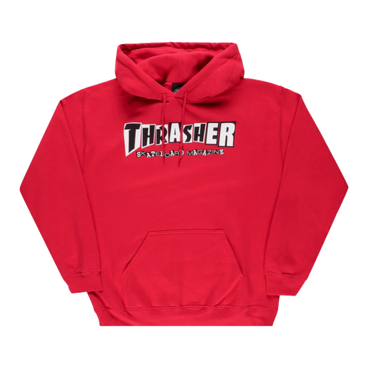 Thrasher X Baker hoodie red