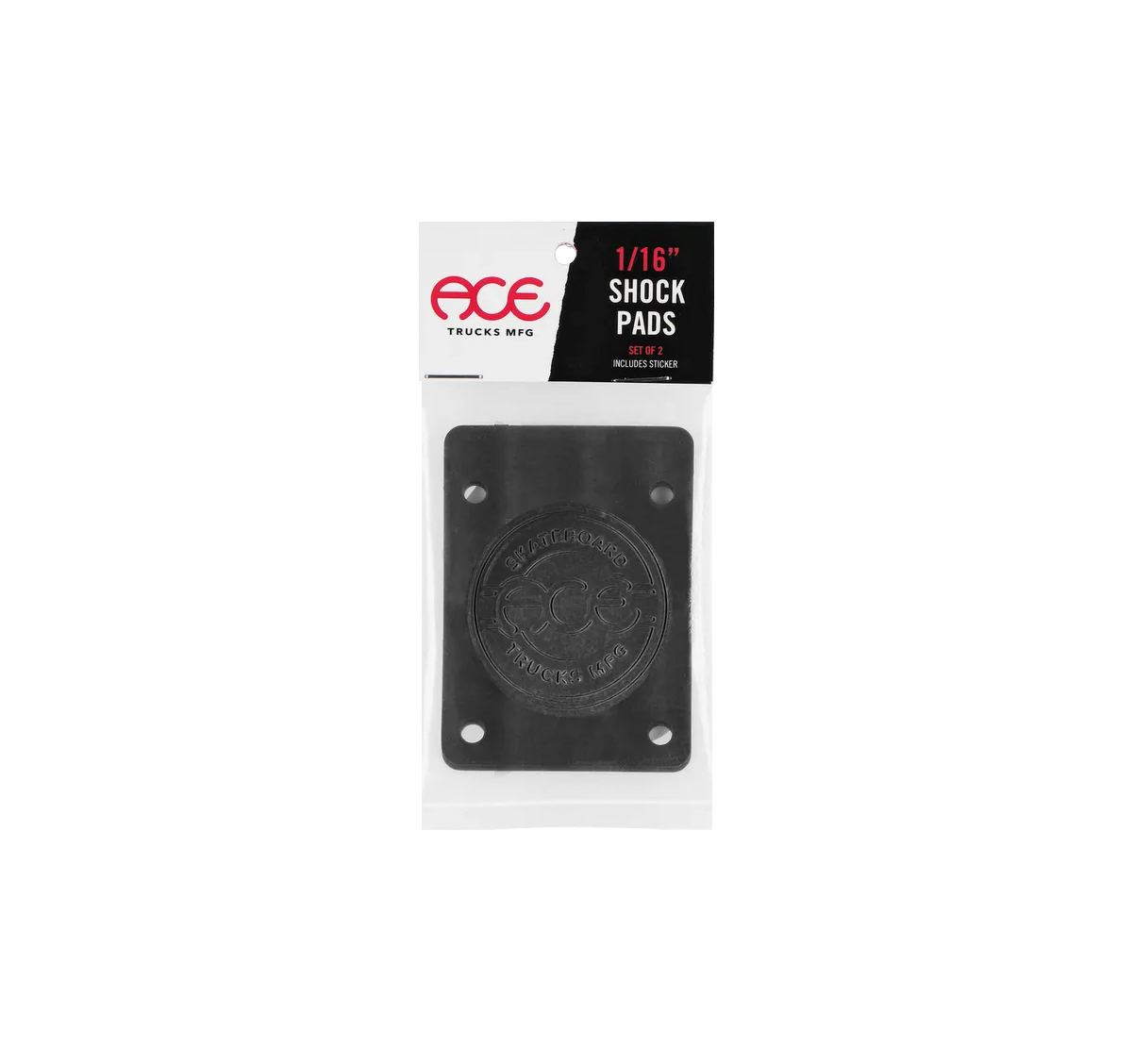Ace shock pads 1/16" black
