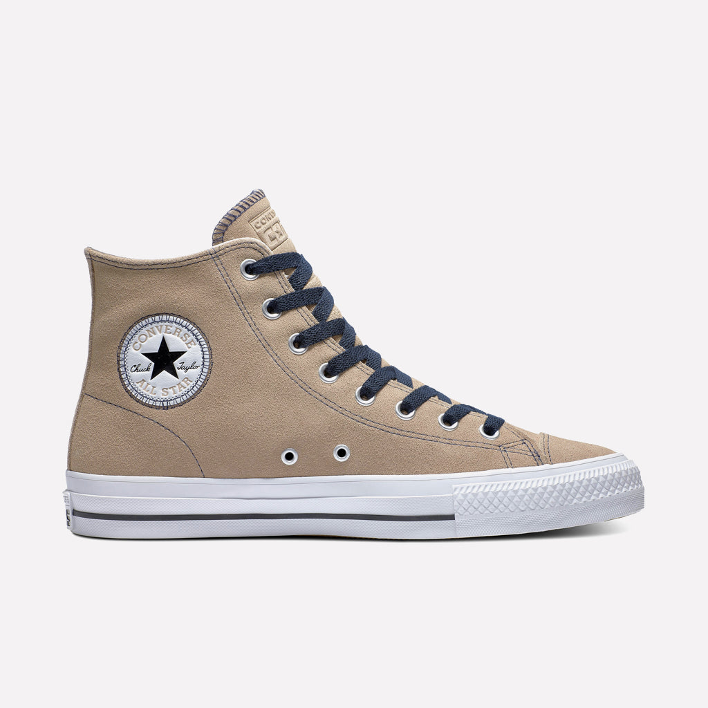 Converse CTAS Pro Hi Suede hemp black white