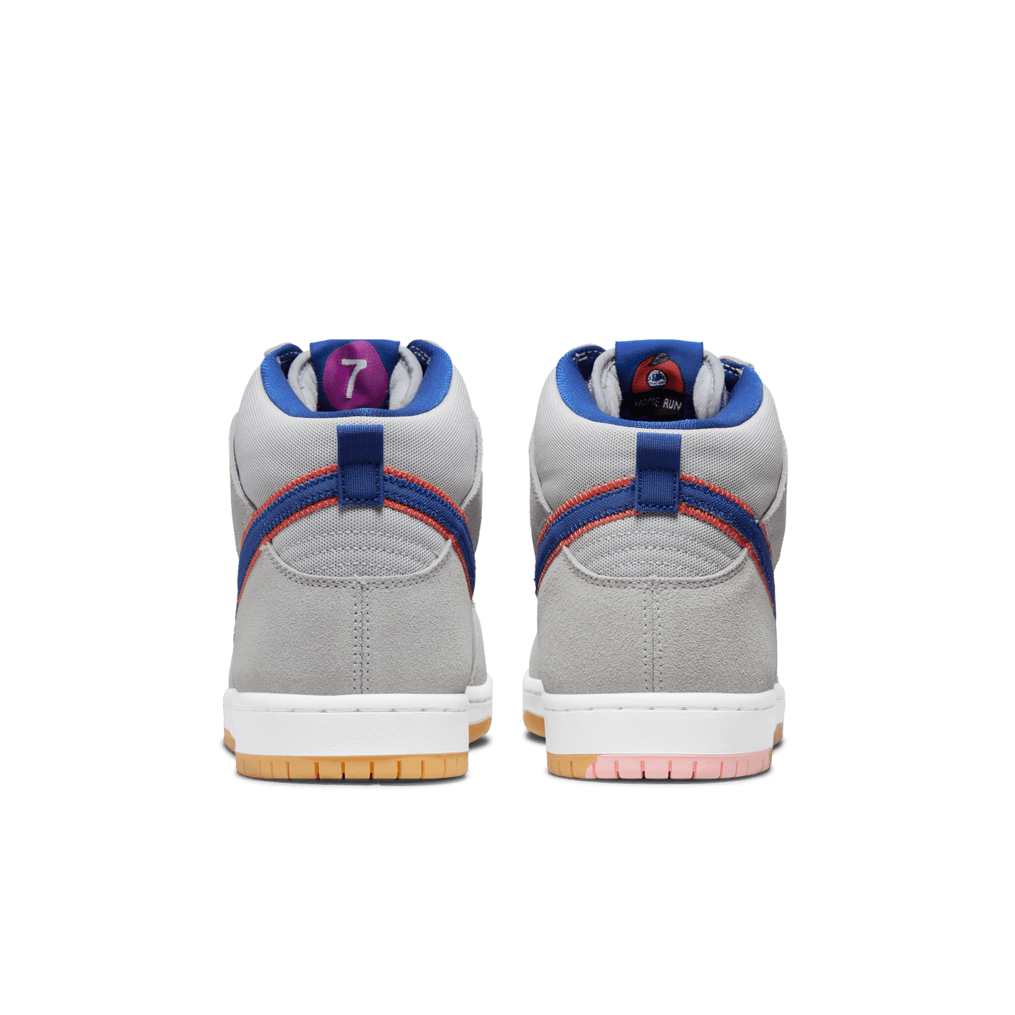 Nike SB Dunk High Pro Premium QS "Mets" cloud grey rush blue team orange white