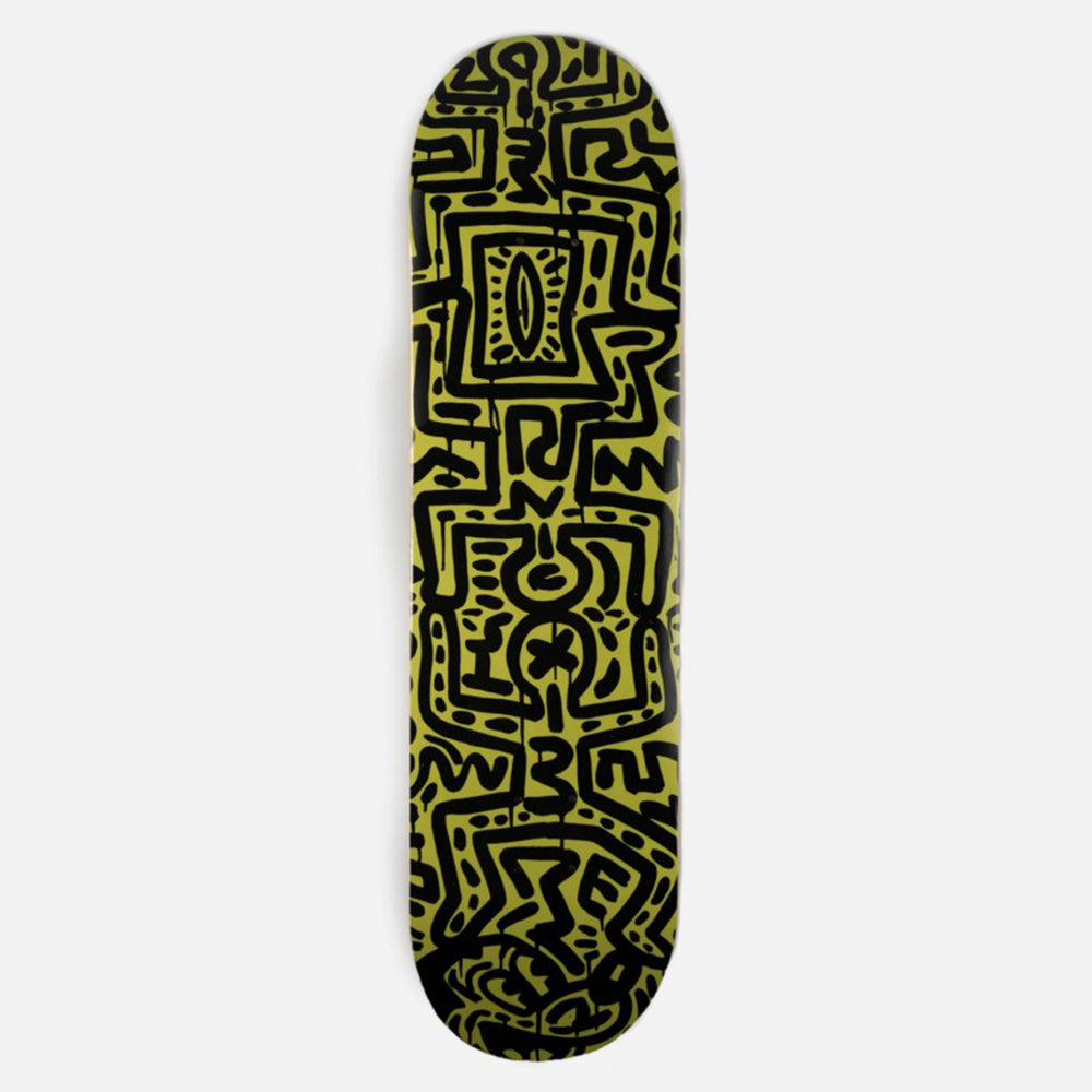 Diamond deck X Keith Haring X Mickey Neon yellow 8.25"